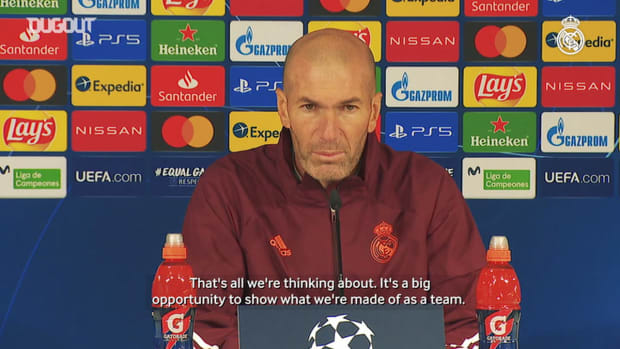 Zinedine Zidane: 'We want to finish top of the group'